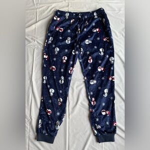 Narrow River trading Company you in a sex fleece pajama pants/snowman/ XLG